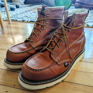 NWT - Thorogood American Heritage 6″ Moc Toe Wedge Sole Leather Work Boots